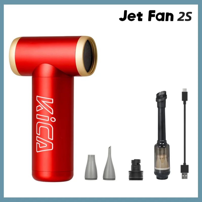 KiCA JetFan 2S Portable Rechargeable Handheld Air Blower